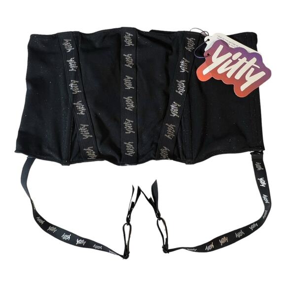 NWT Yitty Spotlight Waist Shaper Shimmered Iconic Black Size L - Picture 1 of 16